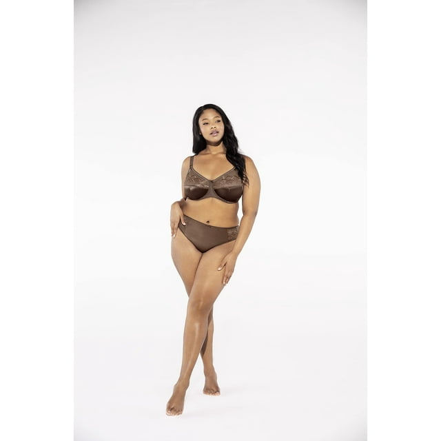 Elomi Soutien-Gorge à Armatures pour Femmes, Bonnets Pleins, 34JJ, Noyer