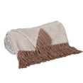 thumbnail image 4 of Luxurious Beige Coffee Cotton Throw for Sofa from Parkland Collection, 4 of 4