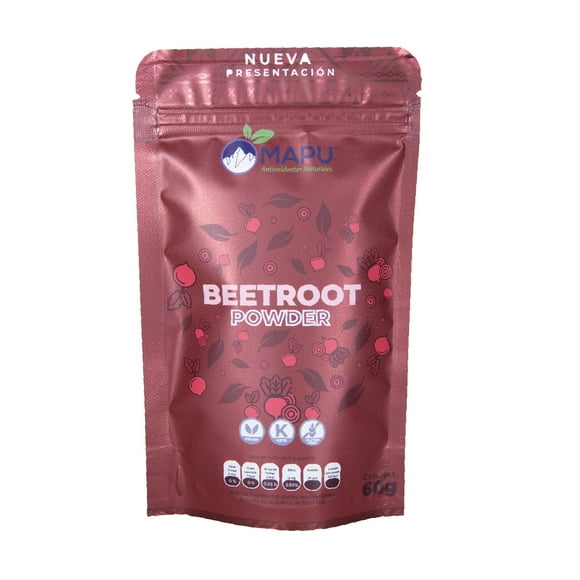 Beet Root en Polvo Energizante Natural Superfood Mapu 60 g