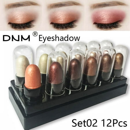 

DNM 12 Pearlescent Small Eyeshadow Pen Combination Box For Durable Waterproof