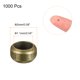thumbnail image 2 of 1000uds Redondo Engarzado Cuentas, 2mm Engarzado Extremo Espaciador Cuentas Diminutos Tapones para Pulsera Joyería Fabricación Bricolaje, Bronce, 2 of 5
