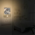 thumbnail image 7 of Sharks Blue Night Lights Plug into Wall LED with Auto Light Sensor Warm Light for Kids Hallway Bedroom Living Room Kitchen Bathroom Set of 2, 7 of 7