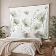 thumbnail image 3 of Sage Green Spring Floral Tapestry for Bedroom Wall Hanging Tapestry,Summer Botanical Watercolor Vintage Ceiling Backdrop Tapestries Poster Blanket Wall Decor for Teens Room Living Room Dorm 39" x 59", 3 of 8