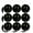 Clear, variant on The Riddler's Question Mark 1" Planner Calendar Scrapbooking Crafting Clear Stickers