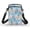 Little Rabbit, variant on HELLHERO Double Zipper Crossbody Small Crossbody Bags Polyester for Adults, Bunnies Floral Field