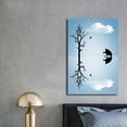 thumbnail image 3 of Idea4wall Modern Canvas Wall Art Lonly Animals Canvas Prints for Home Wall Decor, 32"x48", 3 of 5