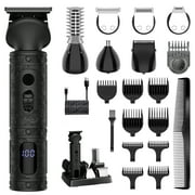 Beard Trimmer Kit Professional Hair Clipper Trimmer Electric Shaver for Men Cordless Grooming Kit 7 in 1