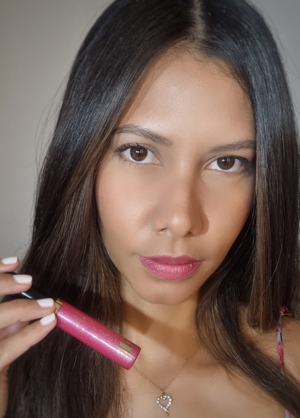 Essence of Argan Lip Gloss, Organic, Moisturizing, Plumping, Cherry Rose