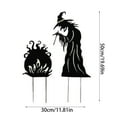 thumbnail image 4 of Clearance! Halloween Luminous Witch Large Pot Courtyard Sign, 4 of 5