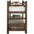 thumbnail image 4 of Homestead Collection Twin over Twin Bunk Bed, Stain & Clear Lacquer Finish, 4 of 8