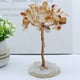thumbnail image 5 of Yuarrent Árboles de dinero de vida artificial ecológicos hechos con materiales sostenibles Árbol de cristal curativo artificial Decoración del hogar Cristal amarillo, 5 of 6