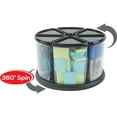 thumbnail image 5 of Deflecto, DEF39000104, Carousel Storage Organizer, 1 Each, Black,Clear, 5 of 7