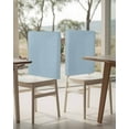 thumbnail image 4 of nqOlkjepod Sky Blue Chair Covers Set of 8, Decorative Chair Back Cover, Modern Pure Winter Sky Blue Dining Room Chair Slipcovers Removable Chair Protectors Covers for Party Banquet, 4 of 7