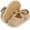 12 Beige, variant on Baby Girls Mary Jane Flats with Bownot Non Slip Soft Sole PU Leather Newborn Infant Toddler First Walker Cirb Dress Shoes