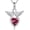 07-July, variant on WSX Angel Wings Birthstone Necklace for Women 925 Sterling Silver Infinity Pendant Heart Birthstone Necklaces Birthday Jewelry Gifts for Her