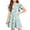 Pink, variant on Grblisyd Girls Summer Dress Fashion Ruffle Short Sleeve Dresses Cute Floral Print Crew Neck A-Line Dress