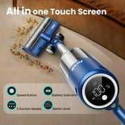 INSE Lightweight Cordless Vacuum with 30Kpa Powerful Suction & 60 Mins Runtime, Stick Vacuum for Carpet, Tile, Pet Hair, Hardwood Floors