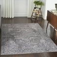 thumbnail image 3 of Nourison Home Machine Washable Vintage Boho Grey 5'3" x 7'3" Area Rug, (5' x 7'), 3 of 11