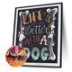 thumbnail image 1 of Cuadros Decorativos 5D DIY Full Drill Diamond Painting Life Letters Kit de bordado de punto de cruz Ehuebsd Nuevos Originales, 1 of 7