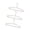 White, variant on High Capacity Rotating Clothes Rack With Reinforced Structure Multiple Hole Garment Hanger For Long Time Use