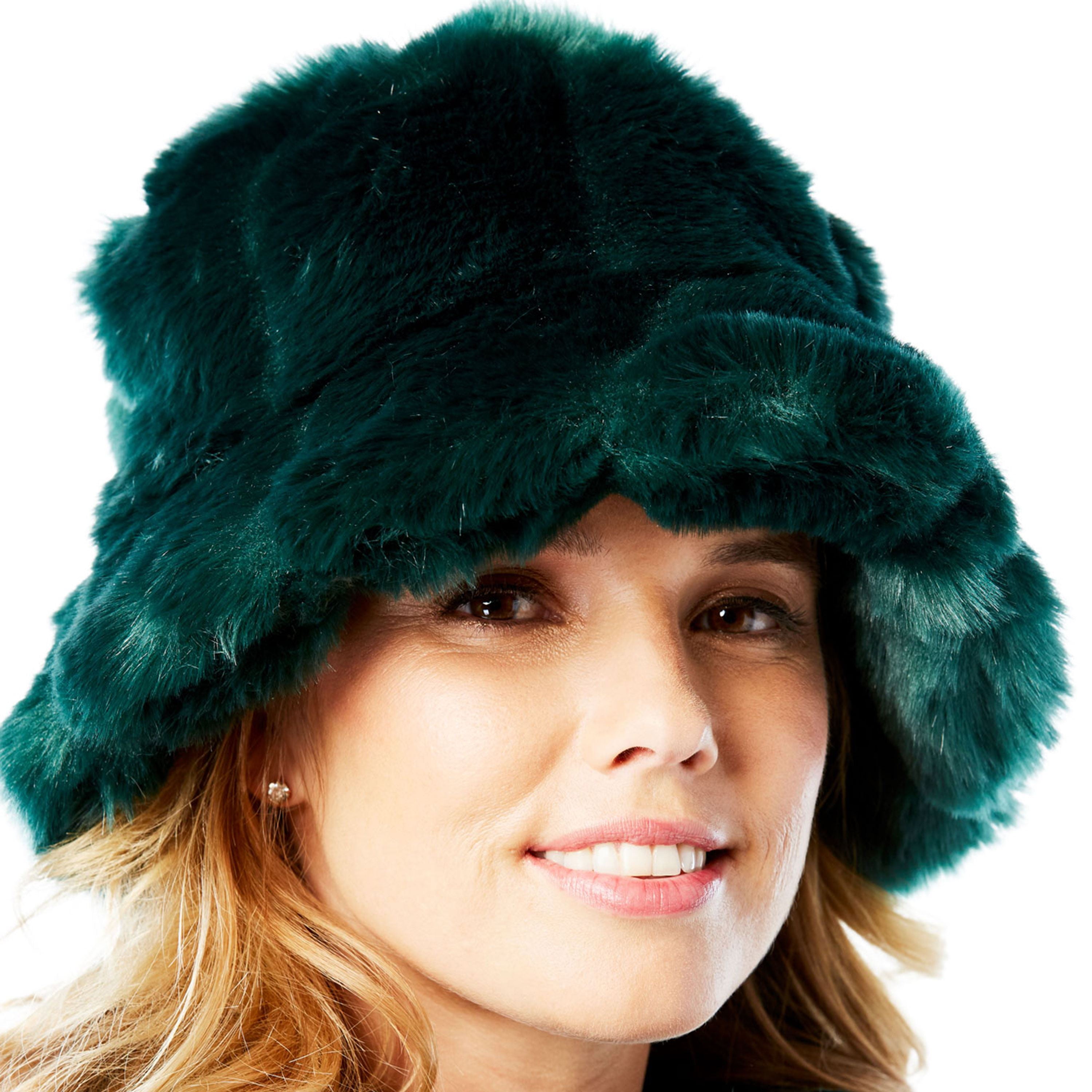 Fauxfur Bucket Hat
