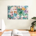 thumbnail image 3 of Elephant Stock Succulent Florals Crop Wall Art - Horizontal Canvas Wall Art - Living Room Wall Decor - Abstract Canvas - Orange And Blue Decor By Danhui Nai - 12" x 8", 3 of 8