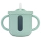 thumbnail image 1 of Vasos de silicona con doble asa, ligeros, para entrenamiento infantil, con tapa hermética, para casa y viajes, color verde, 1 of 14
