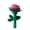 rose red, variant on Realistic Plush Rose Stuffed Toy, Soft Long Stem Flower Plush Pillow Decor for Valentine's Day Gift