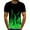 Green, variant on Honeeladyy Sales Flame Graphic Tees for Men Vintage 90s Rap Streetwear Summer Plus Size Short Sleeve Tshirt Casual Oversized Tunic Top Green