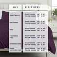 thumbnail image 3 of Kotton Culture 600TC 1Pc Pinch Pleated Duvet Cover Only 100% Egyptian Cotton (Plum, Super Oversized King), 3 of 4