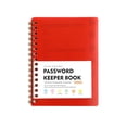 thumbnail image 2 of Password Book with Individual Alphabetical Tabs, 4.3"x5.7" Small Password Notebook, Spiral Password Keeper, Internet Address and Password Organizer, Password Logbook for Home Office, Sky Blue, 2 of 6