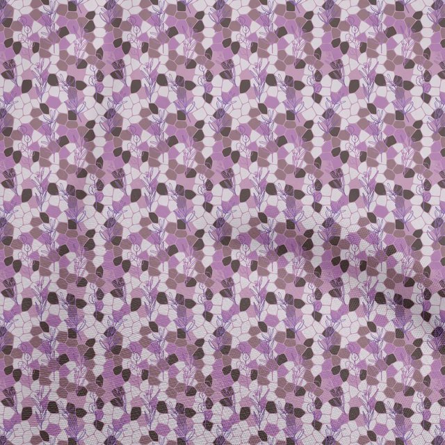 oneOone Tissu Flex Coton Magenta Feuilles Matériel de Robe Tissu Imprimé Tissu au Mètre 40 Pouces de Large-Ab