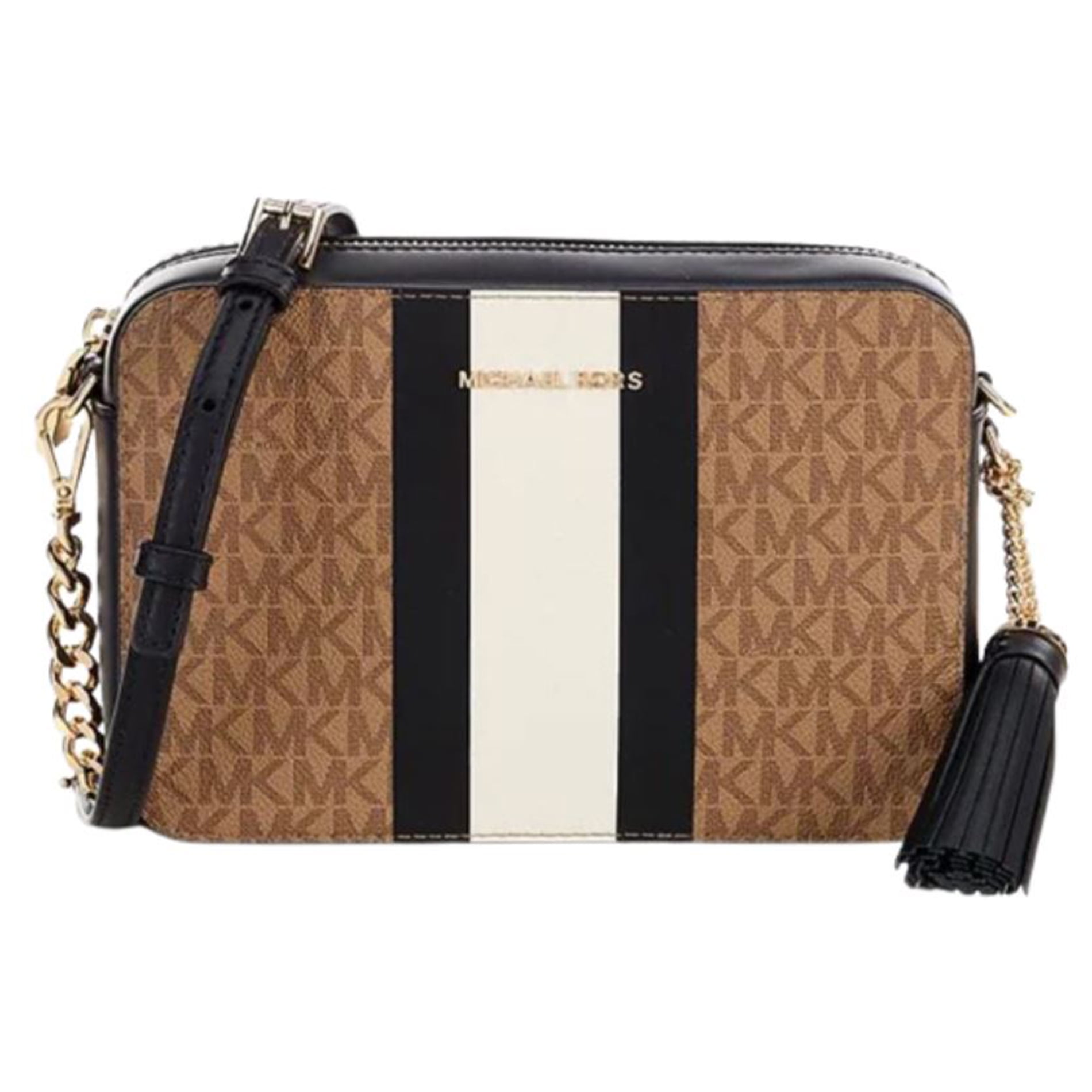 Michael Kors Women's Jet Set Medium Camera Bag Husk Multi