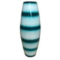 thumbnail image 5 of Bamboo Cylinder Floor Vase  - Handcrafted Tall Decorative Vase - Ideal for Dining Room, Living Room, 16.5 Inch, Blue, 5 of 7