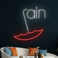 thumbnail image 5 of Handmadetneonsign Rain Umbrella Neon Sign, Umbrella Rain LED Sign, Personalized Rain Neon Light, 5 of 5