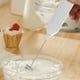 thumbnail image 4 of Batidora de café inalámbrica, batidora de leche para el hogar, batidor de huevos, tres colores, batidora de leche de doble varilla, mezclador de crema de café portátil, blanco, 4 of 6