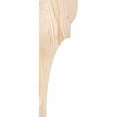 thumbnail image 3 of 5 1/2"W x 8"D x 24"H Yorktown Smooth Corbel, Douglas Fir, 3 of 9