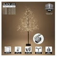 thumbnail image 3 of 5 Ft Black Fairy Light Tree Home Décor Fairy Tree Black Room Decor, 570 Warm White LED Lights, 3 of 7