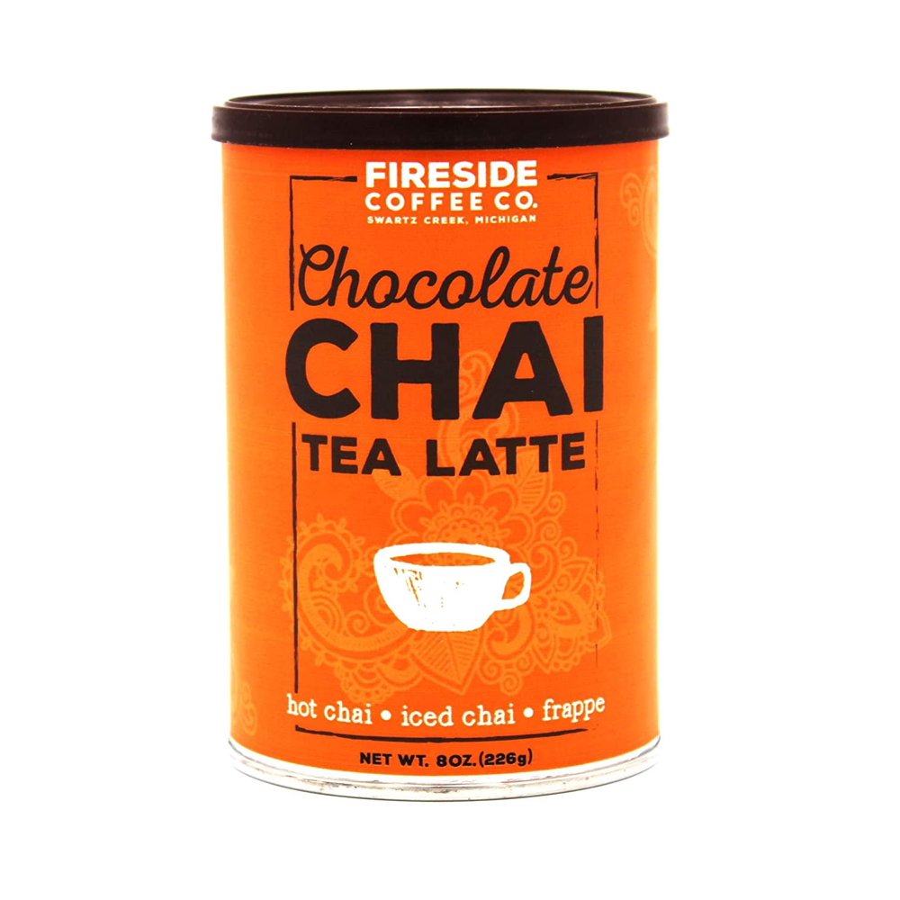 Fireside Coffee Company Chocolate Chai Tea Latte 8 oz Powdered