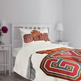 thumbnail image 5 of Ambesonne Fitness Quilted Bedspread Set 2 Pcs, Vibrant Gym Sign Star, Twin Size, Red Petrol Blue Orange, 5 of 6