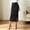Black, variant on Tennis Skirts for Women Summer Skirt Classic Solid Color at the Waist with Slit Long Length for Daily Travel Red XL