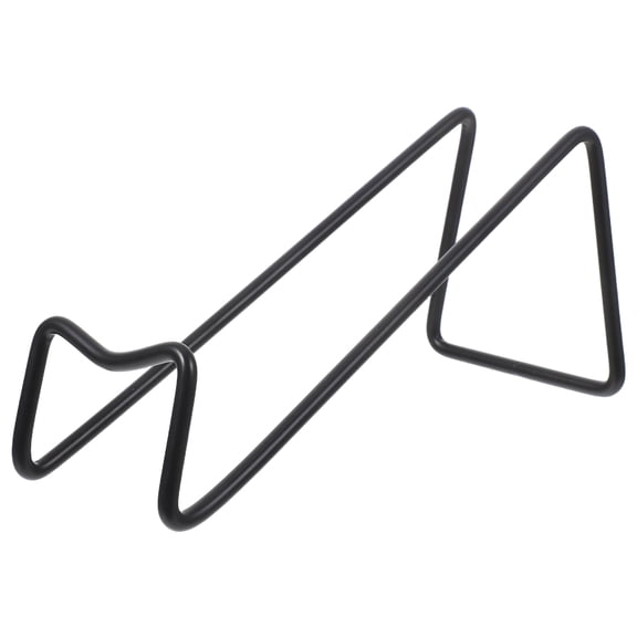 AURARMLET Black Stainless Steel Wine Bottle Holder Metal Rack for Tabletop Display and Wine Organization