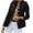 Black, variant on Green Velvet Blazer Womens Casual Work Office Blazer Jacket