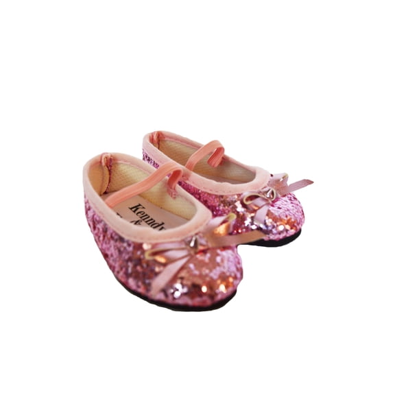 Pink Sparkle Ballet Flats Fits 18 Inch Dolls/18 Inch Doll Clothes