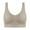 Khaki, variant on cocolona Womens Plus Size Sports Bras Light Breathable Wireless Bras Stretch Comfy Running Yoga Workout Bras