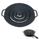 thumbnail image 1 of Tapa de olla con protección contra salpicaduras para sartenes: protección contra derrames de agua para sartenes universal para ollas de 29 cm, tapa de olla universal (negra), 1 of 4