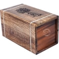 thumbnail image 4 of Wooden Urns for Human Ashes Adult Large - Rosewood Cremation Urn for Ashes -Burial Urn for Columbarium - Funeral Urn Box (250 LB - Hardwood, Guitar Tree of Life), 4 of 5