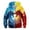 Orange, variant on Men's Hoodies Graphic Print Zip Up Hoodie Soft Pullover Jacket Front Pocket Streetwear Outerwear Casual Outdoor Daily Wear Fashion Clothing