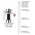 thumbnail image 4 of Yescom 10.3FT Professional Stripper Pole Static Spinning Dancing Pole Kit with Extensions for Home Gym Fitness ,Silver, 4 of 7