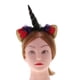 thumbnail image 4 of Unisex cuerno de flor banda para el cabellero diadema de elegante disfraz de Cosplay accesorio de de despedida de Negro, 4 of 7
